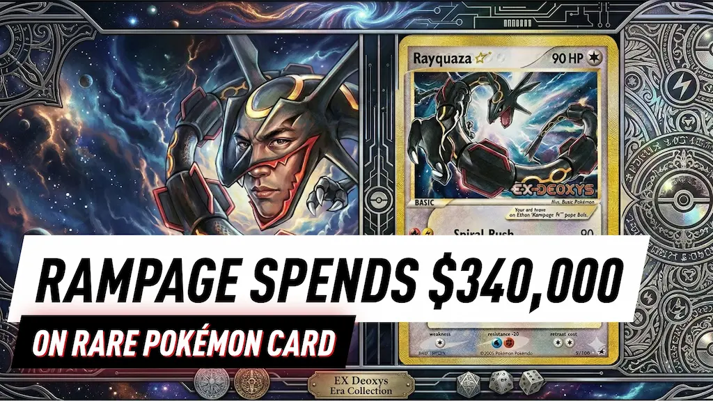 Rampage Goes All-In: Poker Pro Spends $340,000 on Rare Pokémon Card