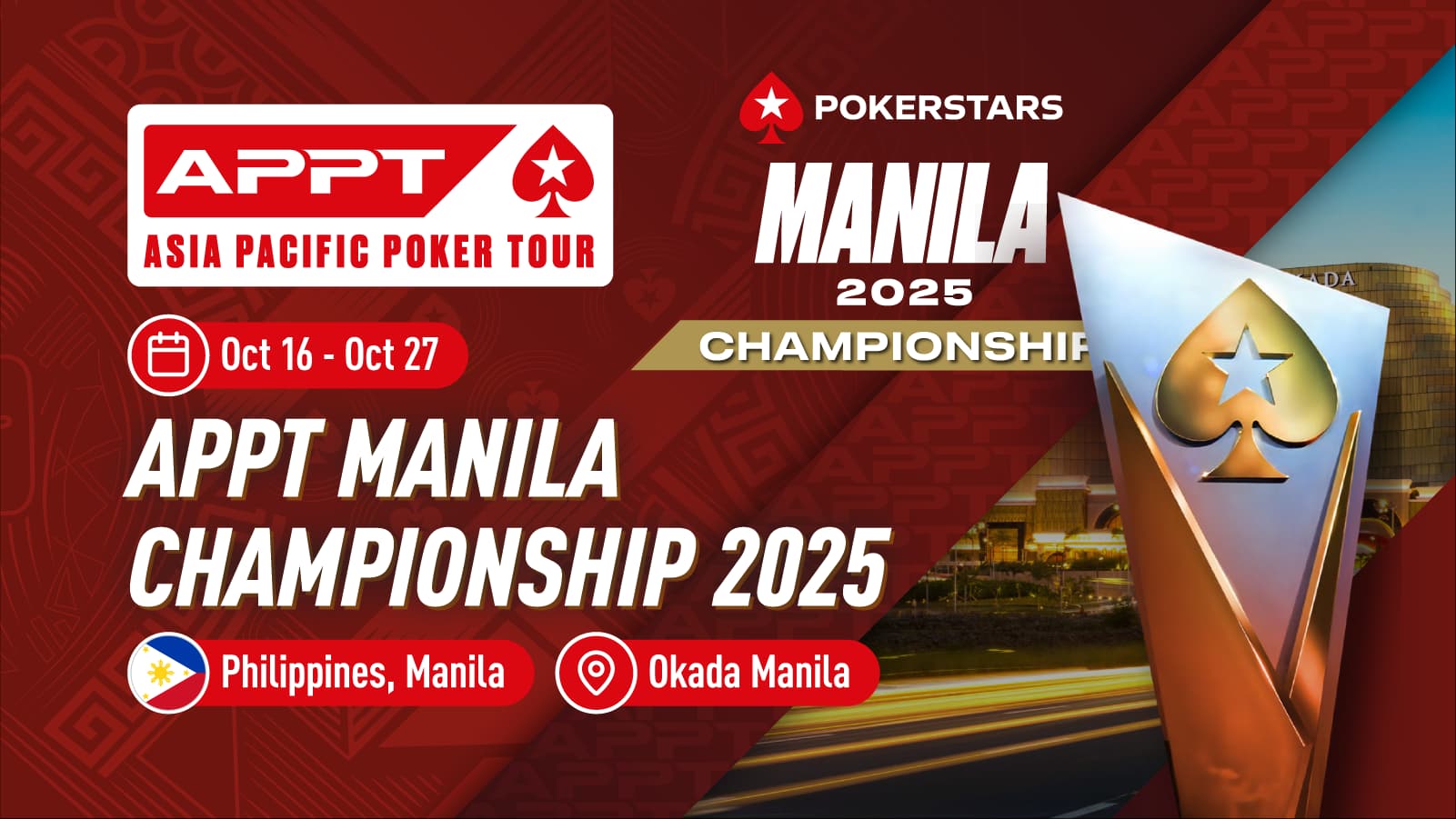 Shards, Spadies, ₱155 Million GTD - APPT Manila Championship Is One Week Away
