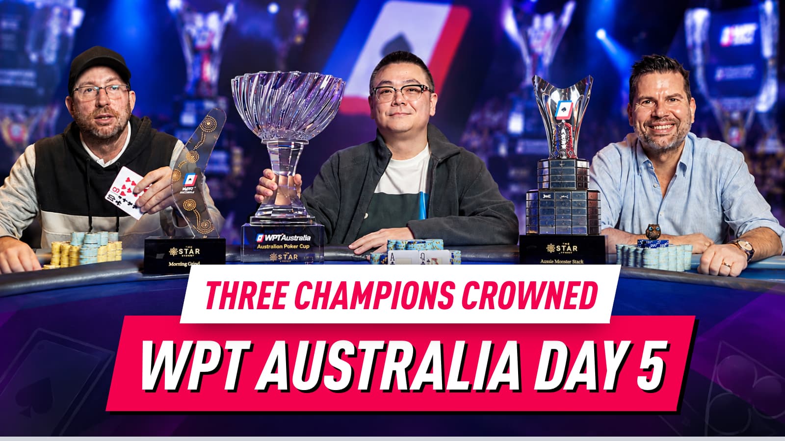 Ailen Ji Wins Australian Poker Cup as WPT Australia Day 5 Crowns Three Champions