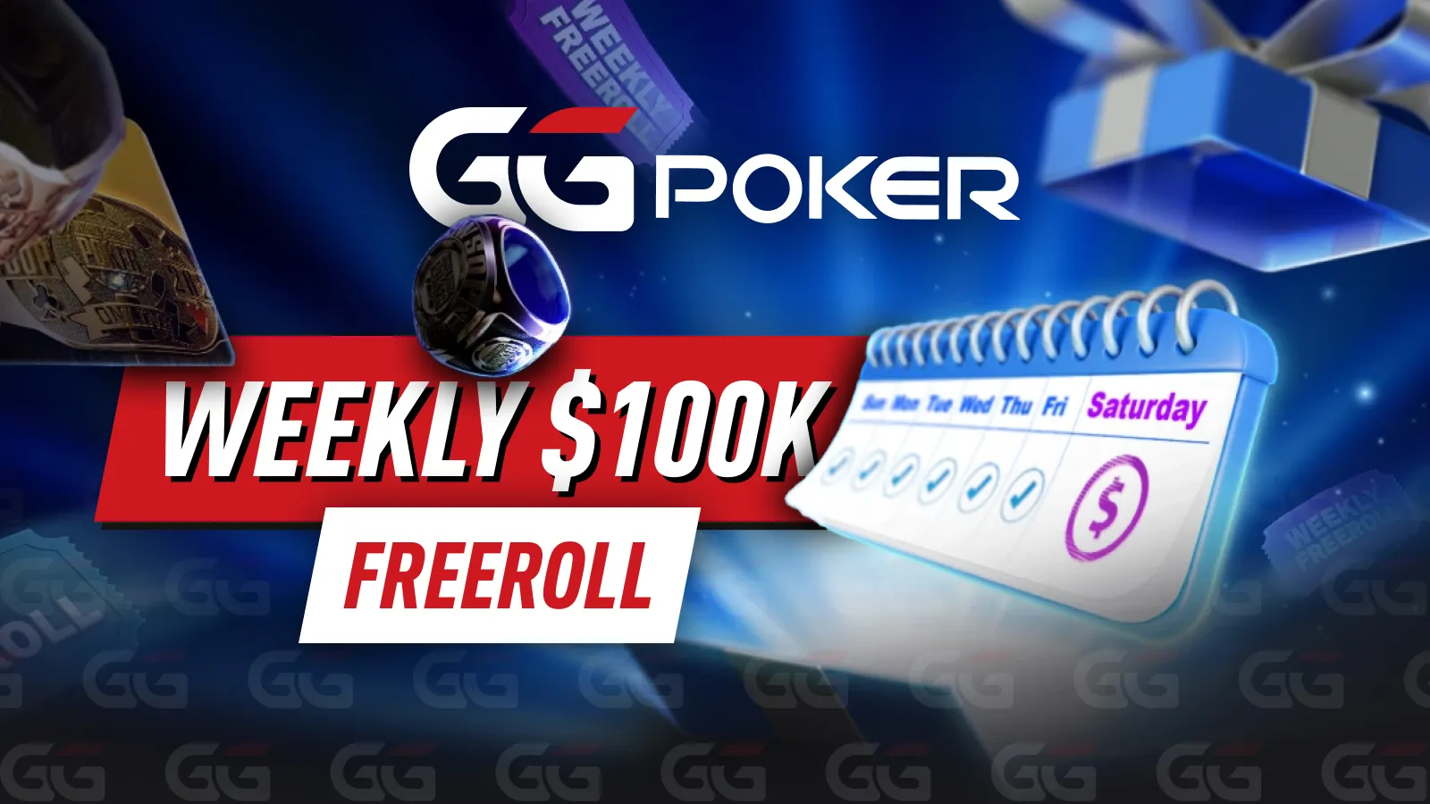 Play for Your Share of $100K Every Week - GGPoker Freeroll