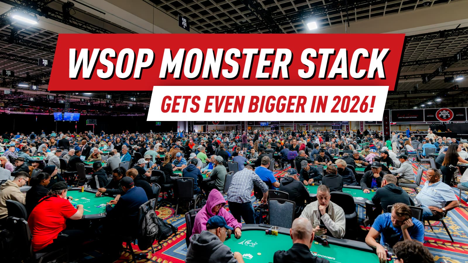 WSOP Monster Stack Lives Up To Its Name With 11,933 Entries