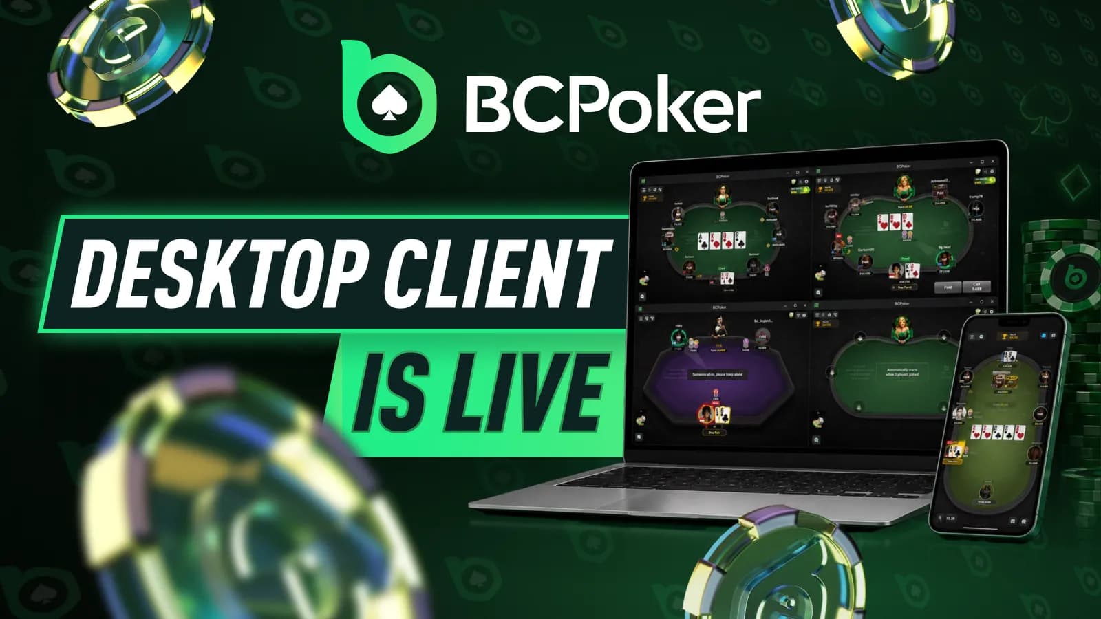 BCPoker Desktop Client Is Live for Mac and Windows