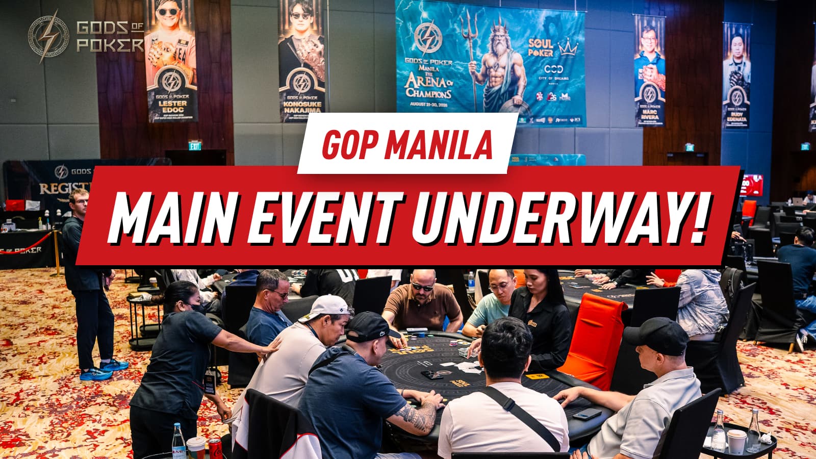 Derecho Wins Super High Roller, Thompson Takes Titan Stack as Main Event Kicks Off at GOP Manila