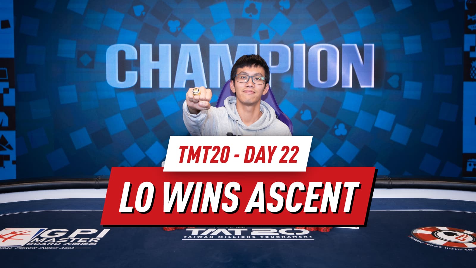 TMT20 Day 22: Chun Ting Lo Wins The Ascent For TWD 1,300,000, Sixth Trophy Plate Crowned