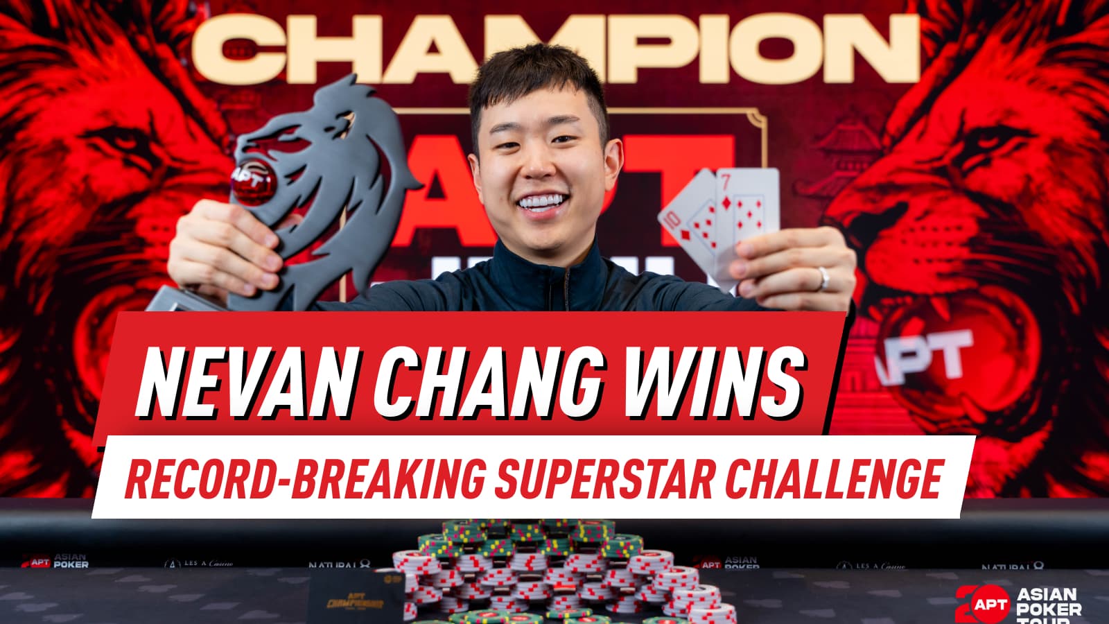 APT Jeju 2026 Day 5: Nevan Chang Wins Superstar Challenge as Main Event Surpasses 1,100 Entries