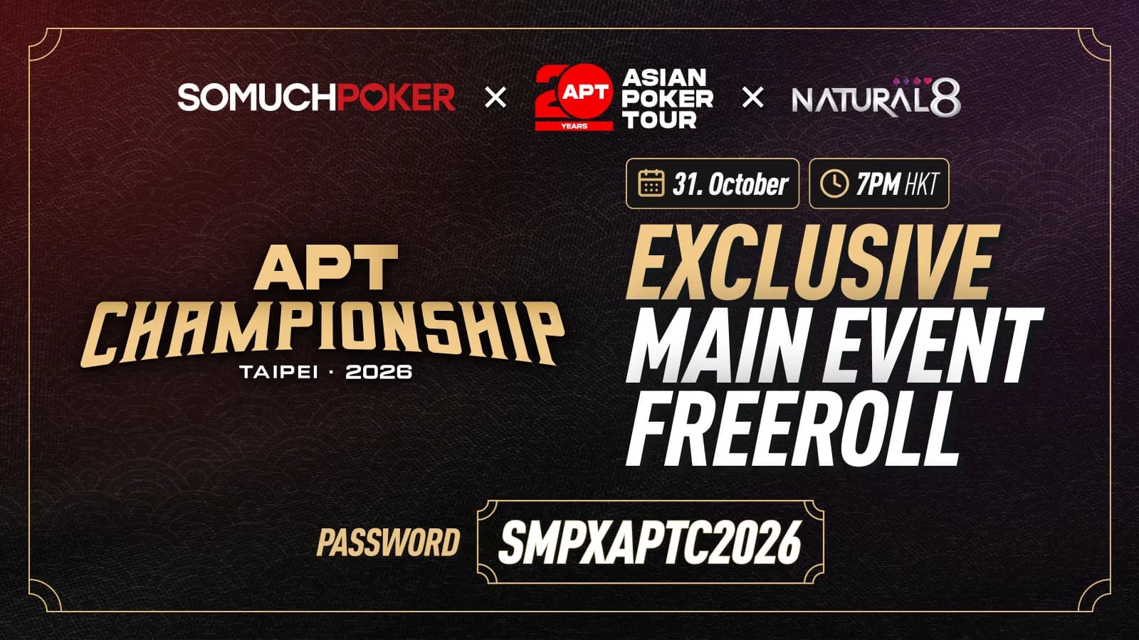 APT Championship Taipei Freeroll Starts Tonight: Your Last Call for 200 Free Tickets