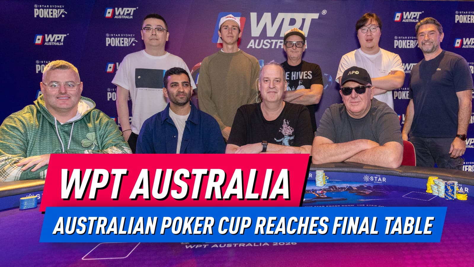 Ross Coveney Leads Australian Poker Cup Final Nine at WPT Australia 2026
