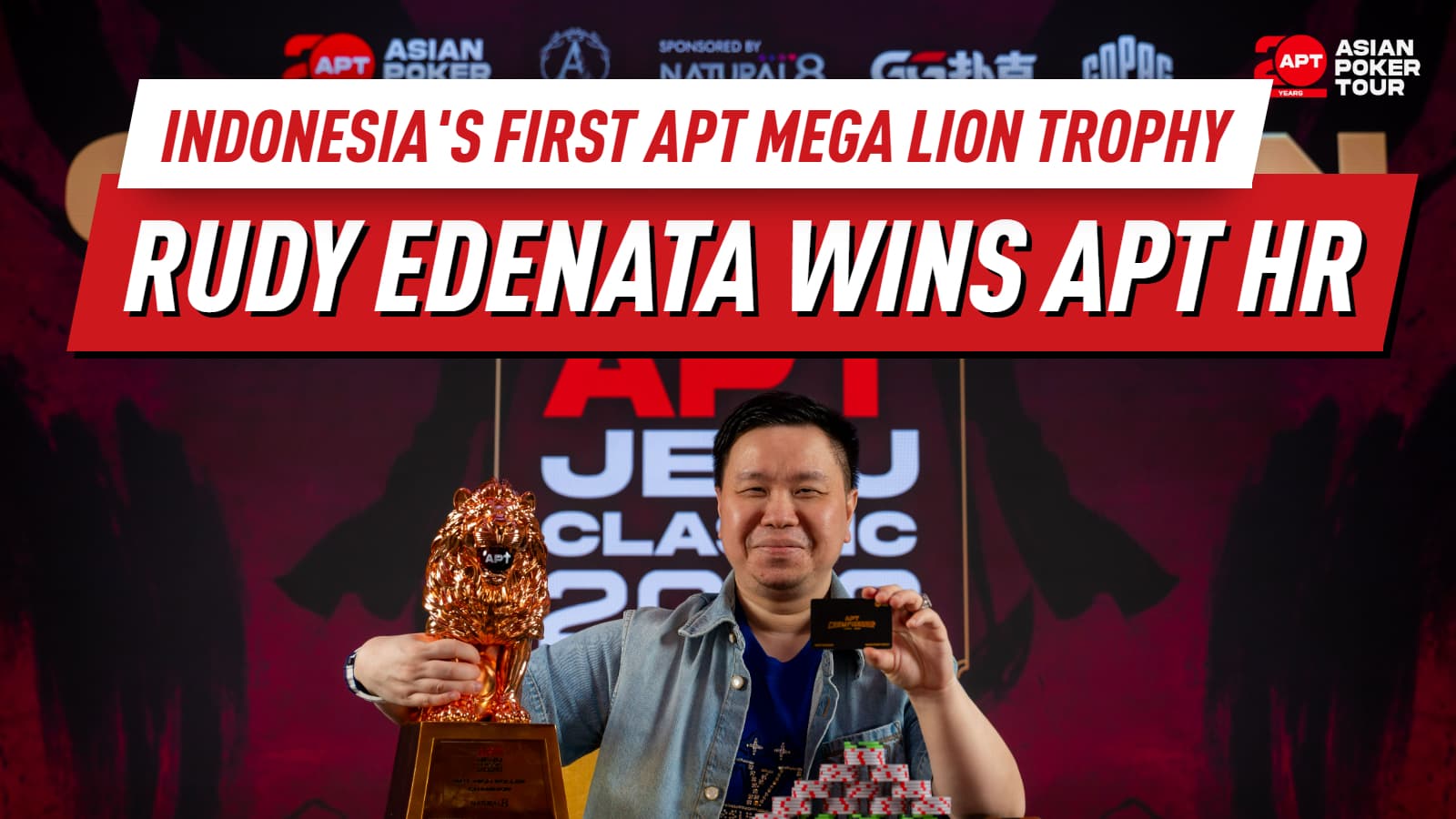 Rudy Edenata Makes History With APT High Roller Victory
