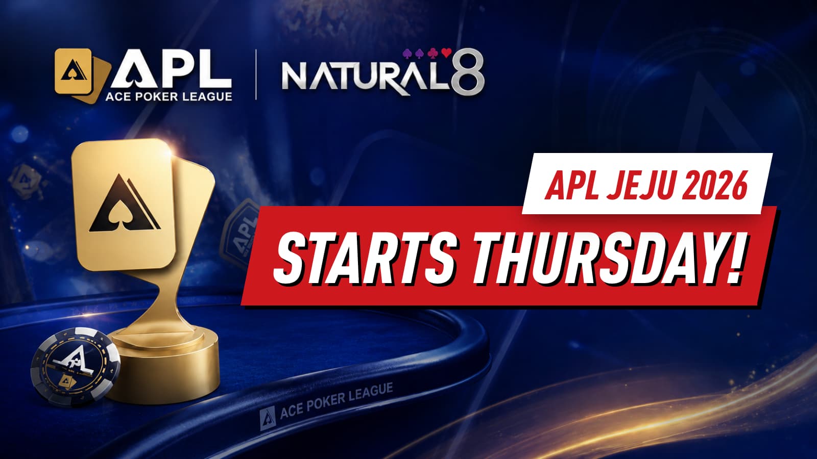APL Jeju 2026 Starts Thursday with KRW 1.2B Main Event at Les A Casino