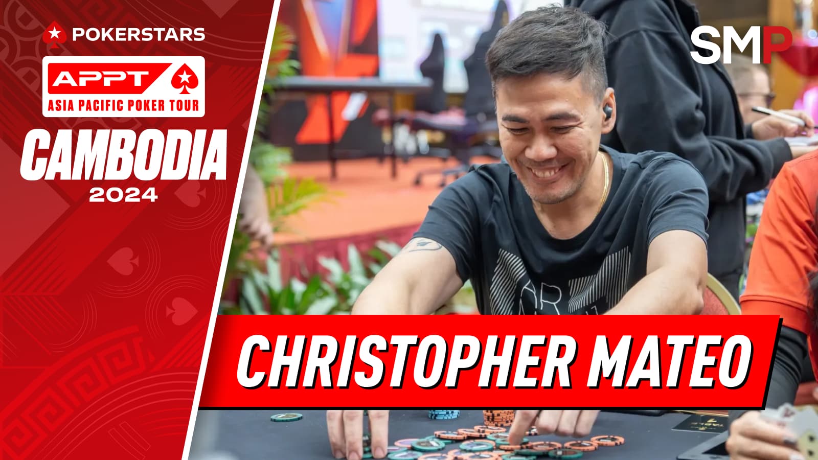 Christopher Mateo Leads The APPT Cambodia Main Event Final 9 Players