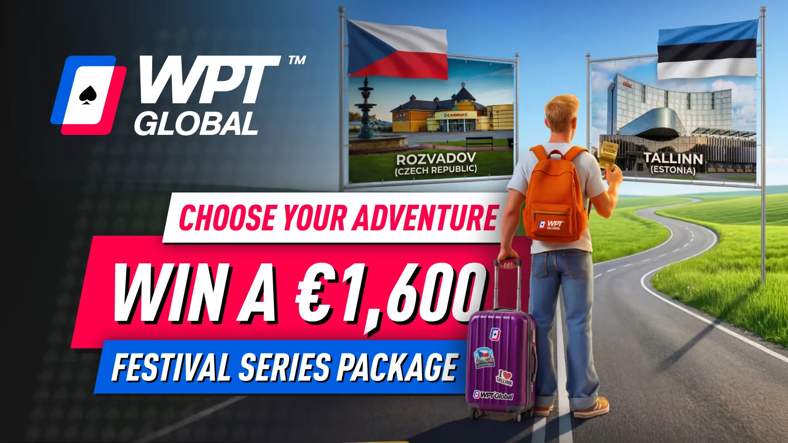 WPT Global - Win a Live Festival Series Package From $0.55