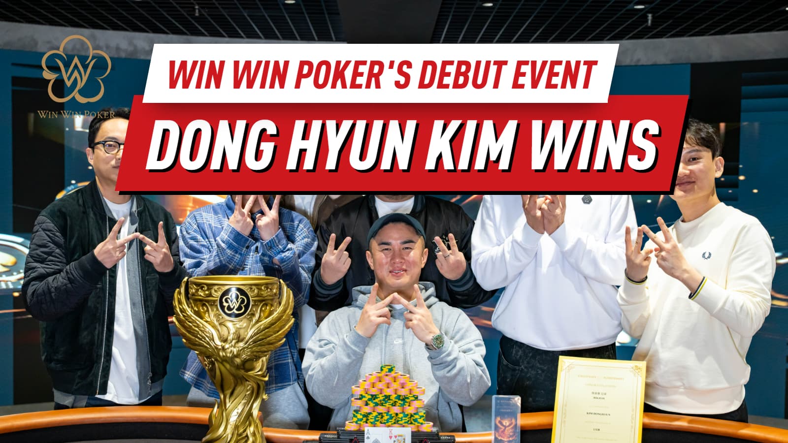 Dong Hyun “Tommy” Kim Wins Maiden Win Win Poker Opening Event