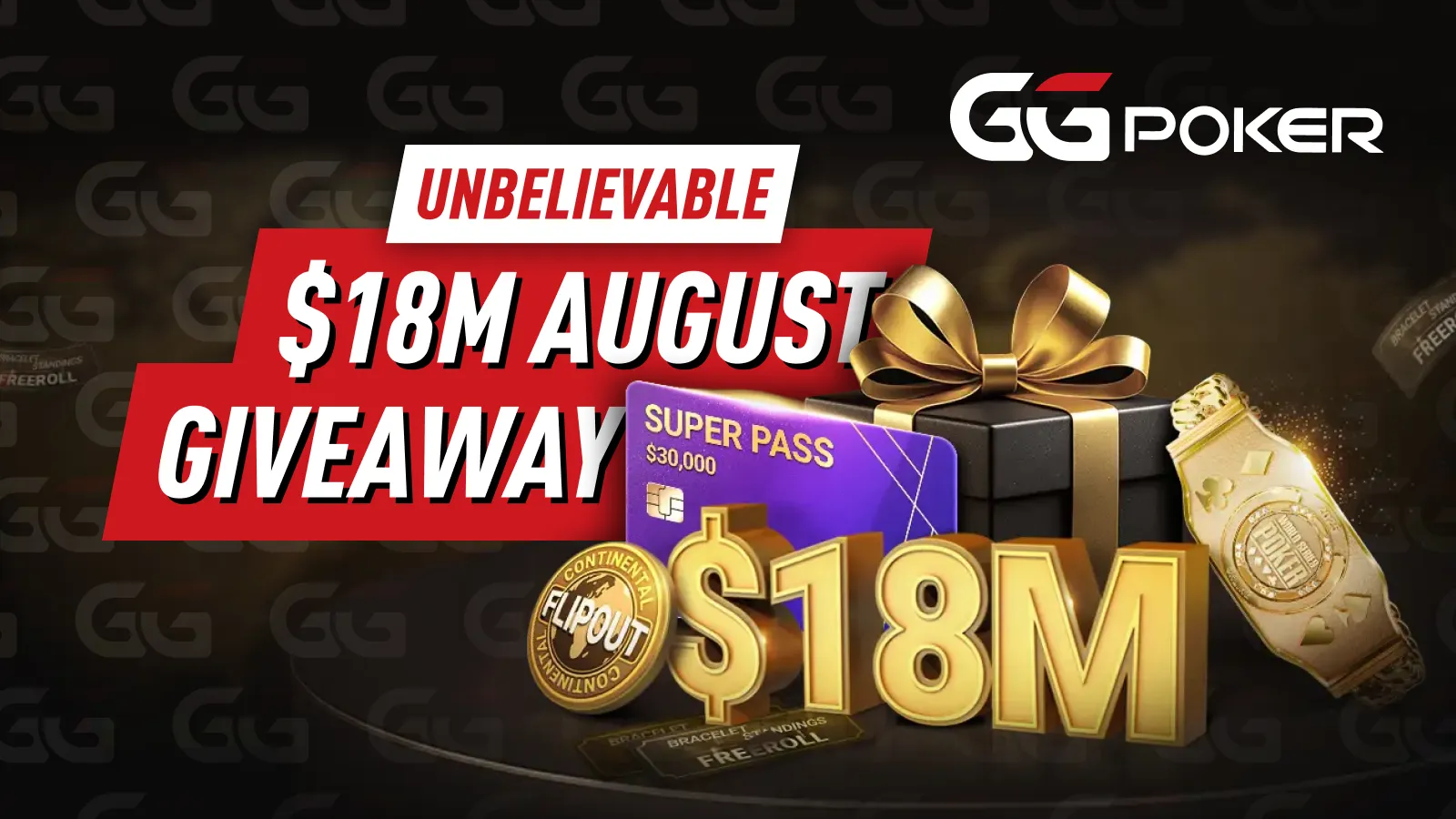GGPoker - Unbelievable $18 Million Giveaway