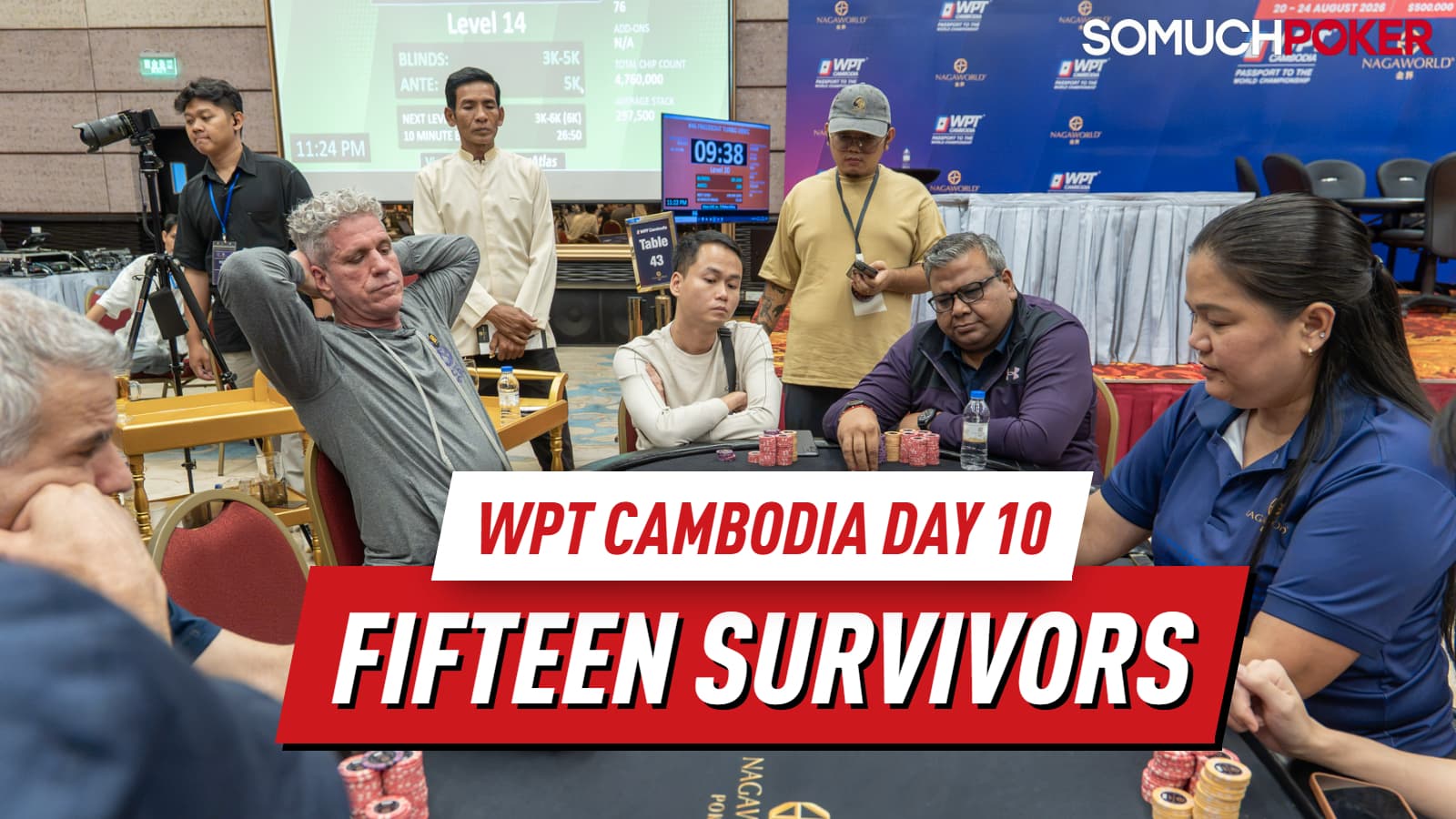WPT Cambodia Day 10: Linh Tran Leads Championship Day 1B