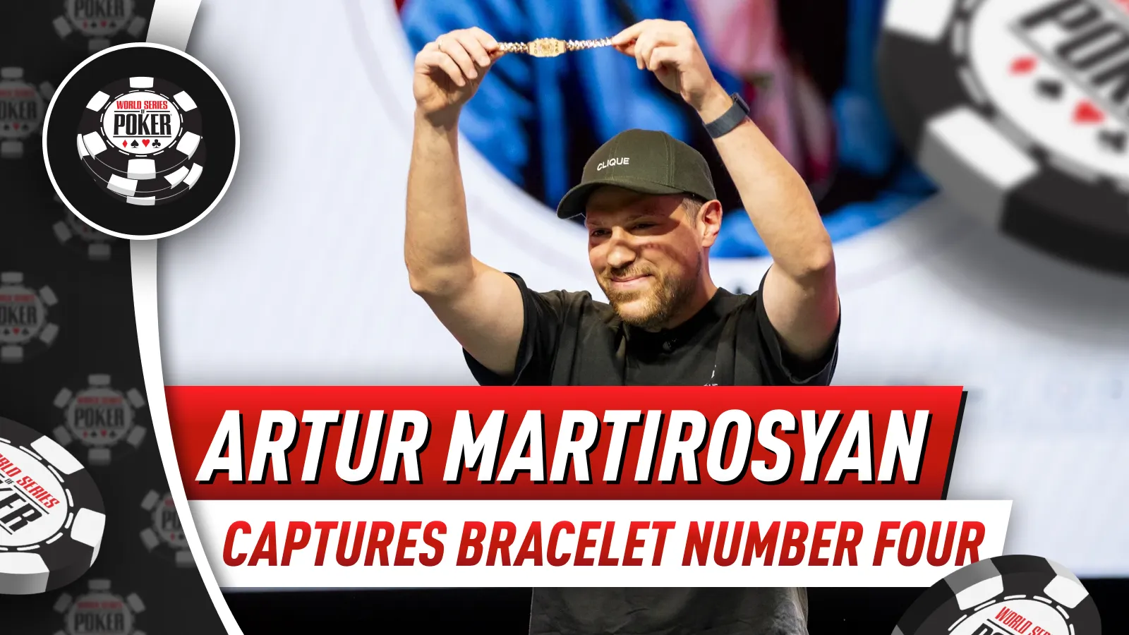 Artur Martirosyan Wins Fourth WSOP Bracelet in $25,000 High Roller Six-Handed for $1.28m