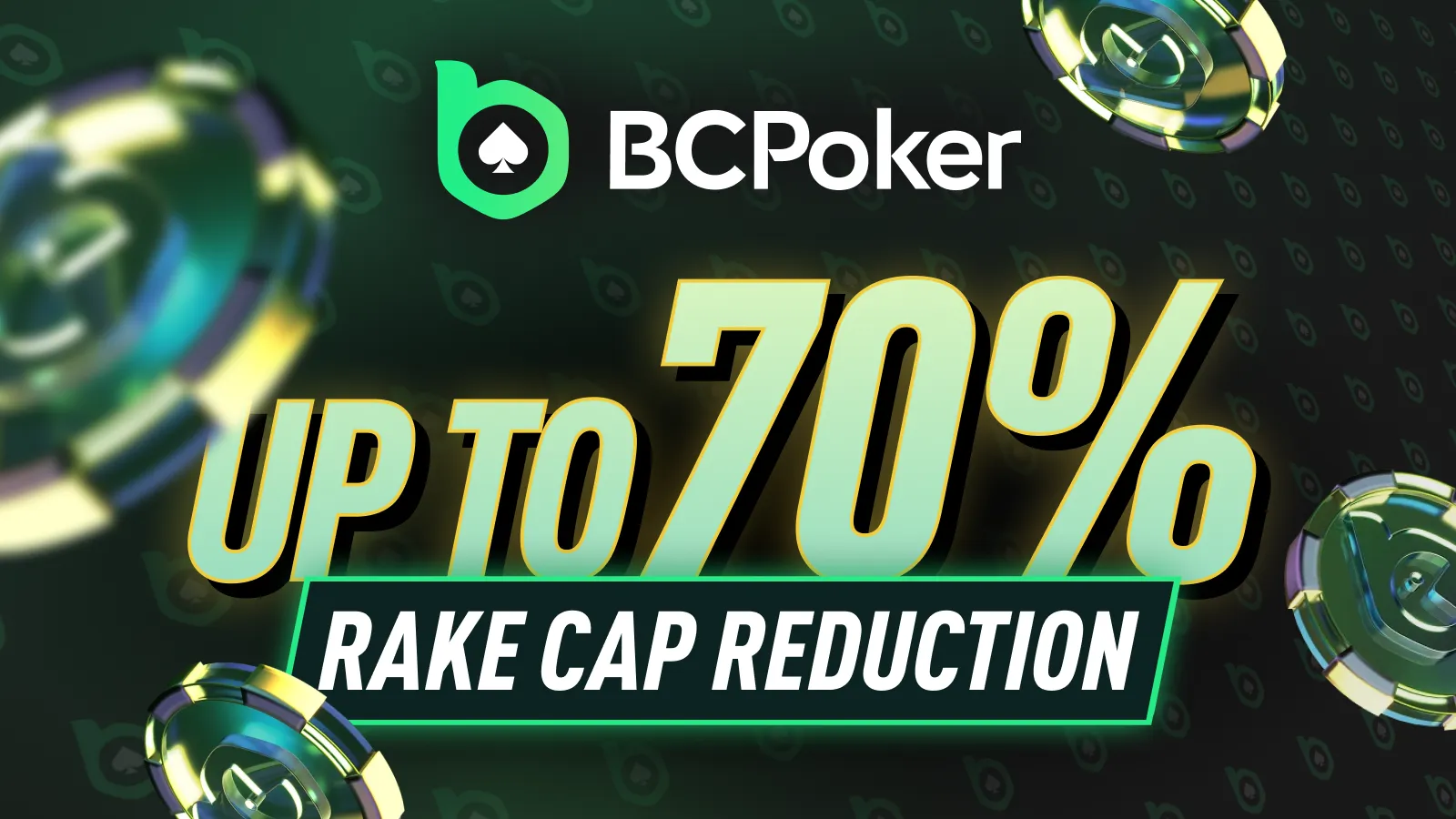 BCPoker Cuts Rake by Up to 70%