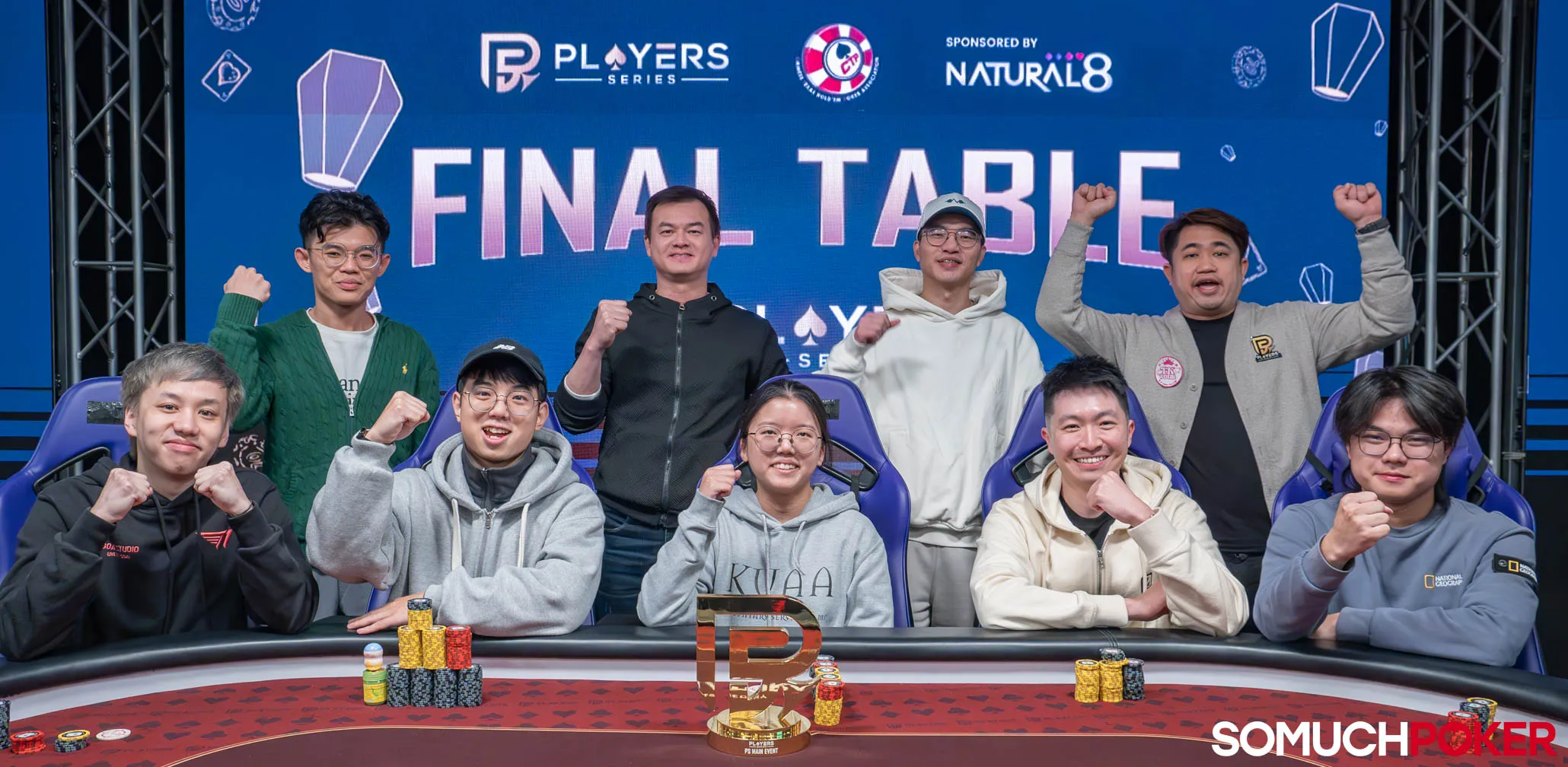 Players Series Taipei 2024: Zong Chi He, Lee Shung Hei Lead Main Event Final 9; Sam Hung Bags Big At SS Challenge