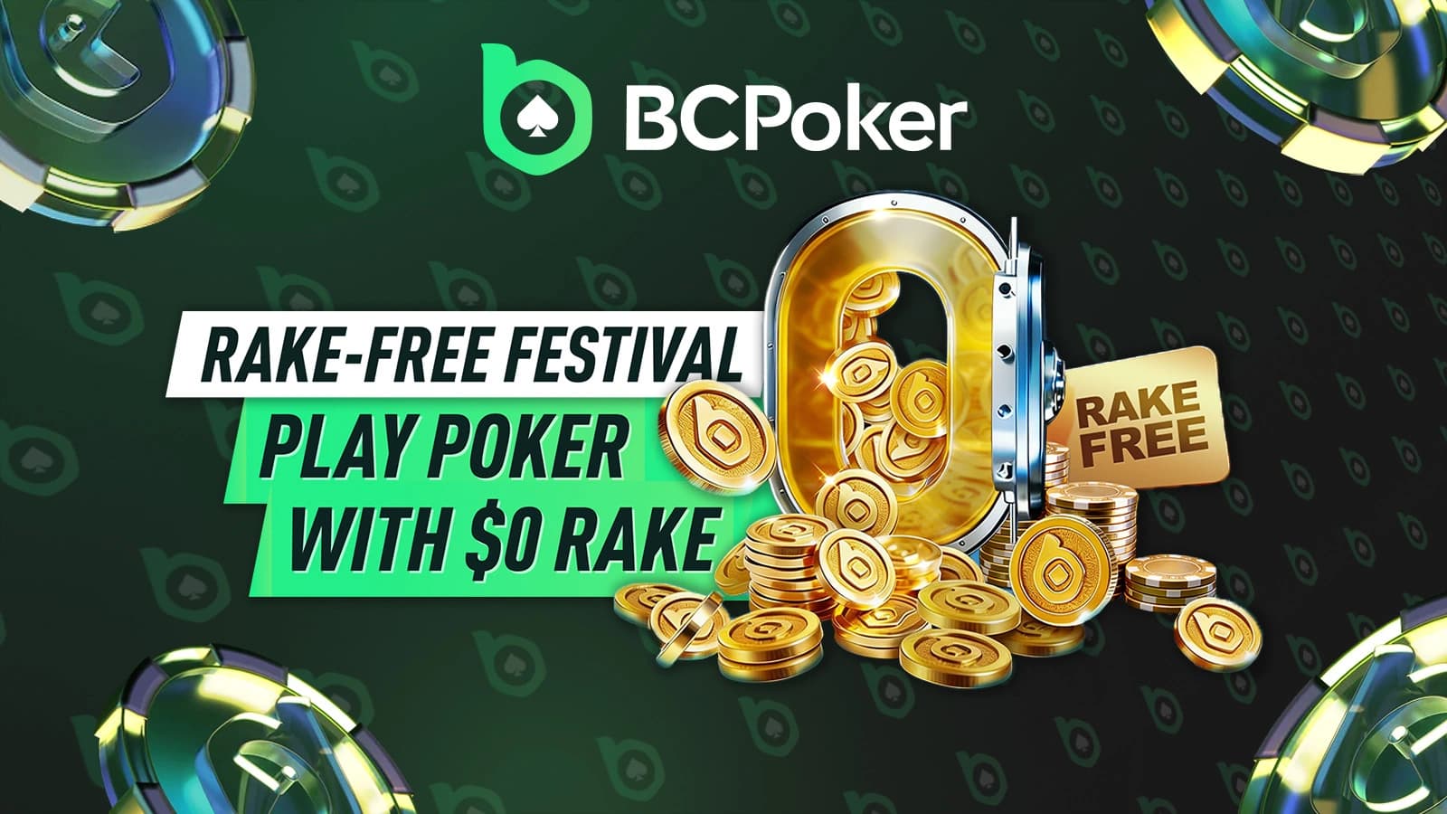 BCPoker Rake-Free Festival – $0 Rake on PLO, MTTs, Short Deck, and Spin & Go