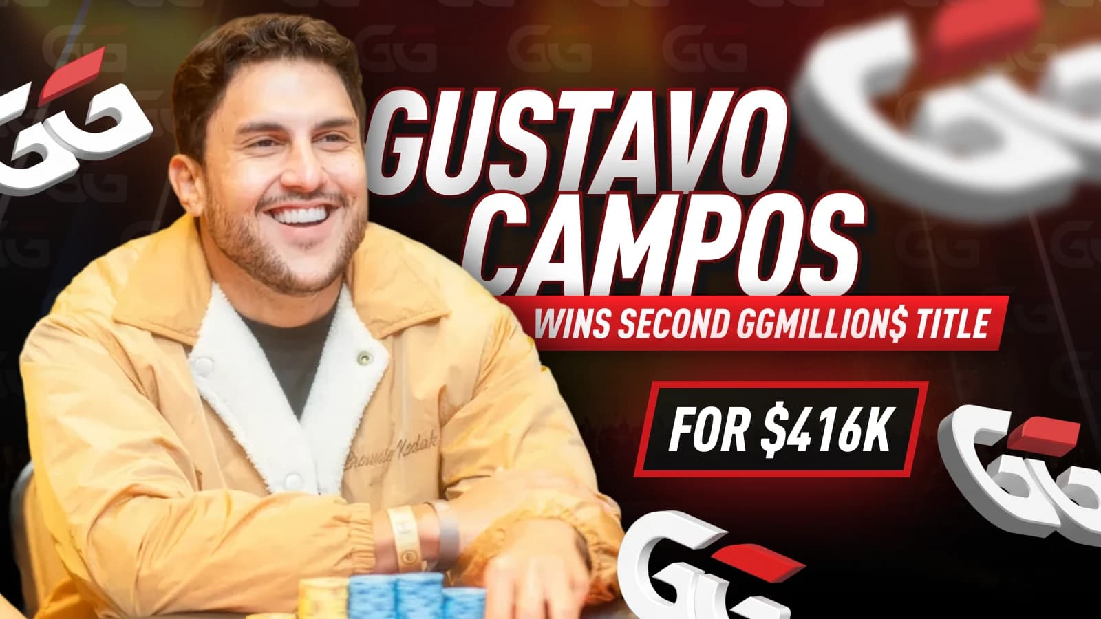 Gustavo Campos Wins Second GGMillion$ Title for $416K