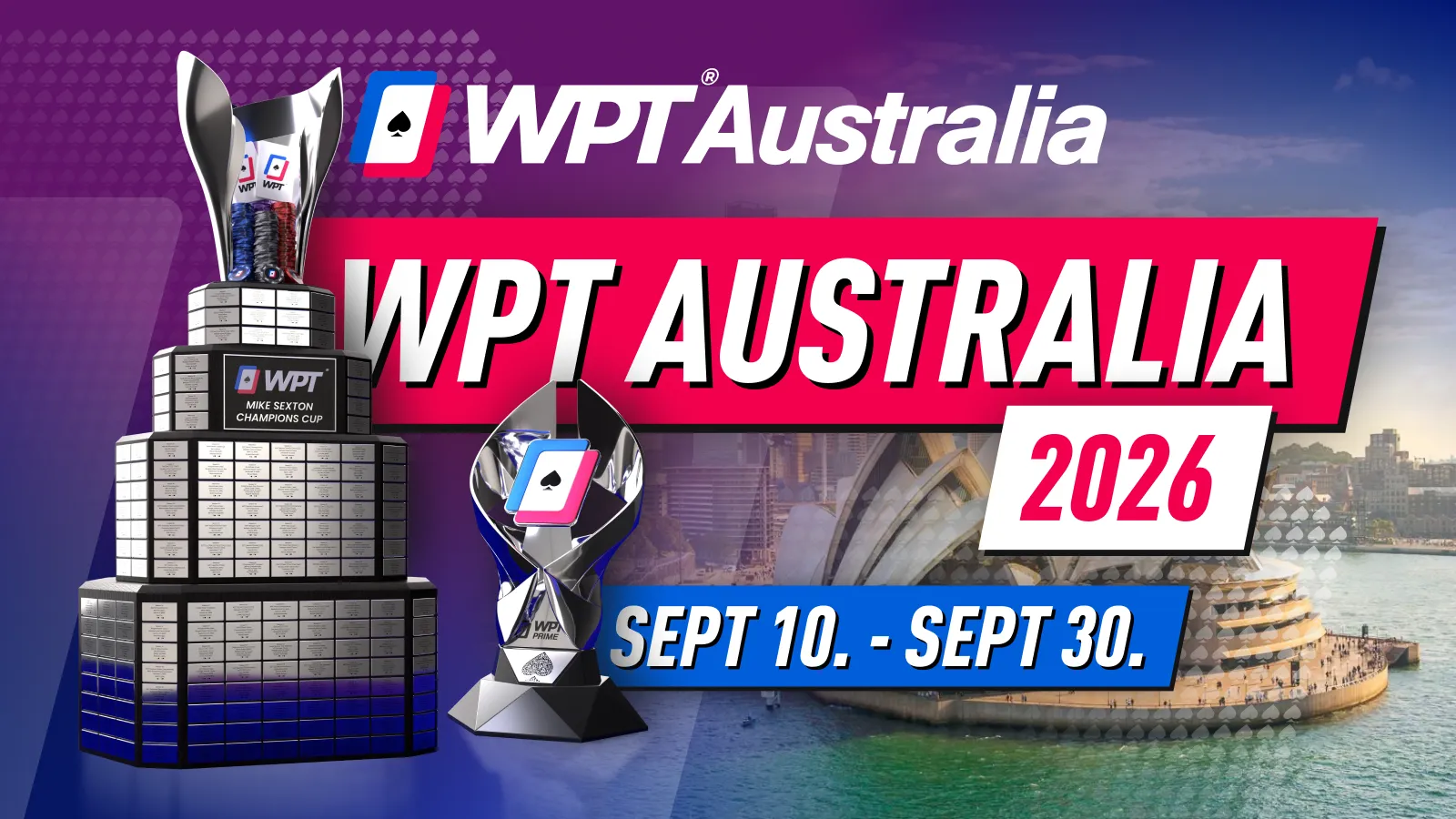 WPT Australia Heads Back to Sydney With Championship Double-Header This September