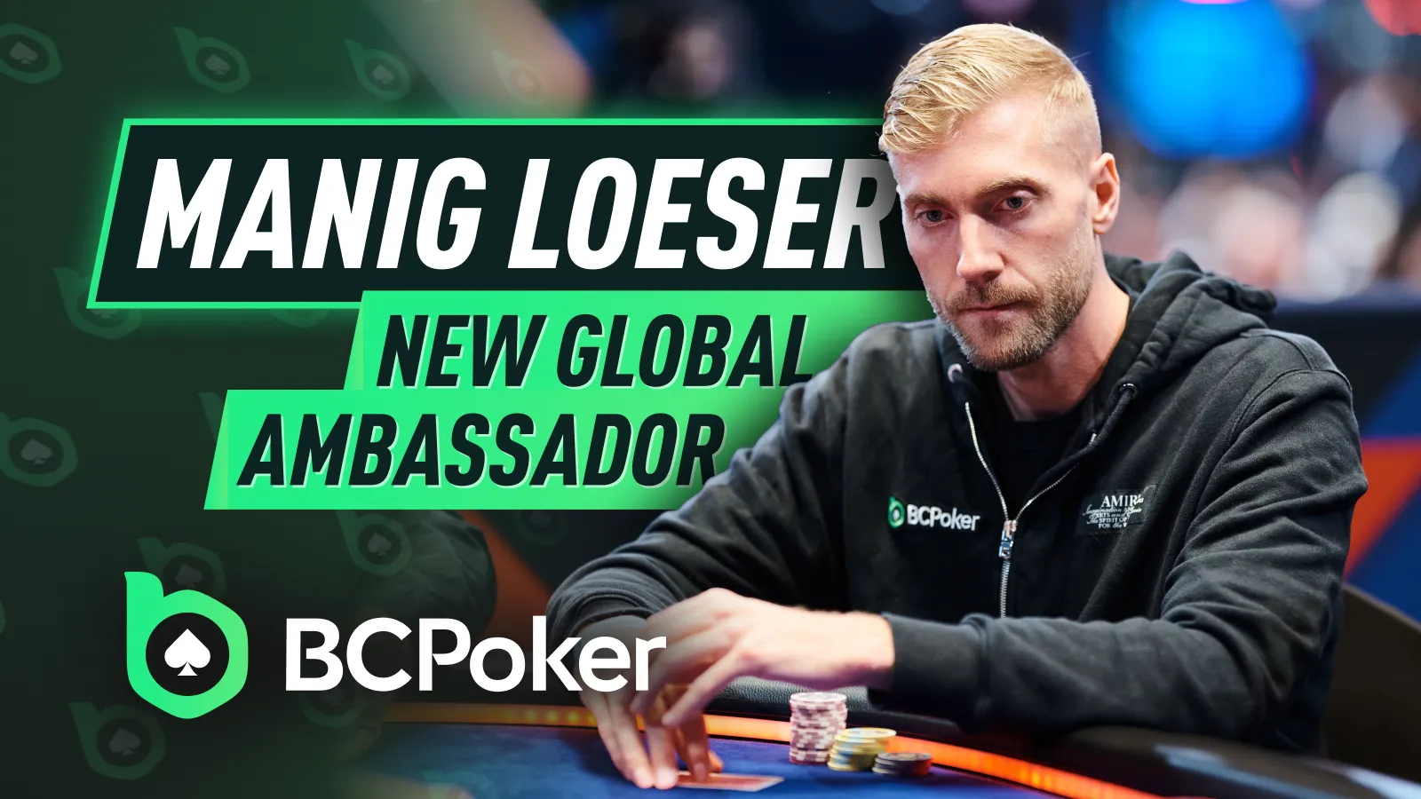 Manig Loeser - BCPoker's New Global Ambassador