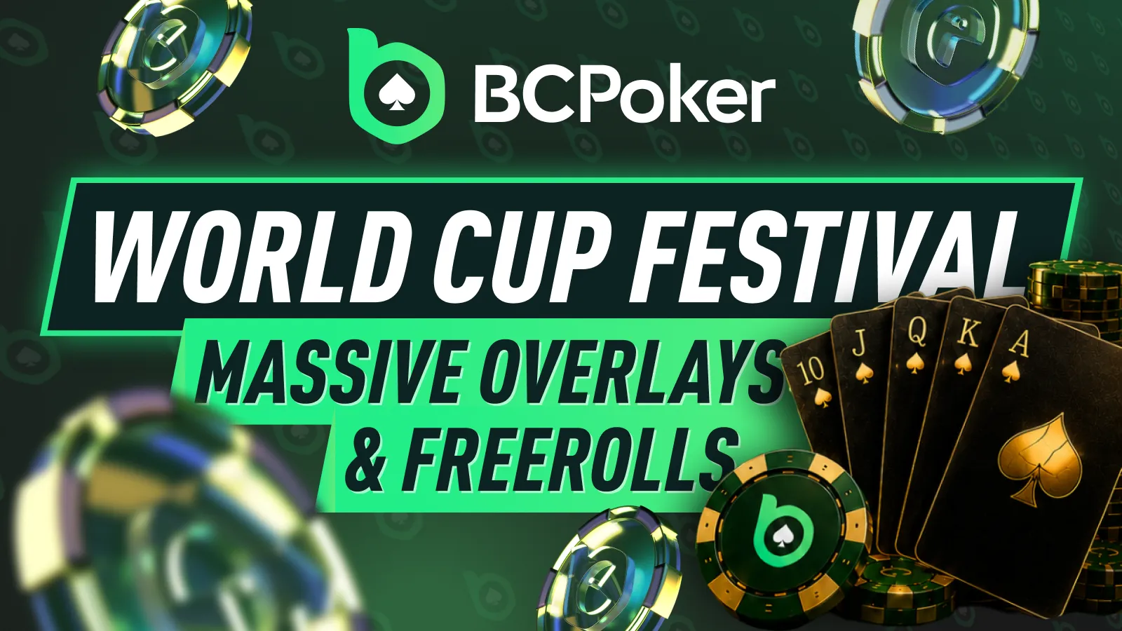 BCPoker World Cup Festival: Massive Overlays & Freerolls