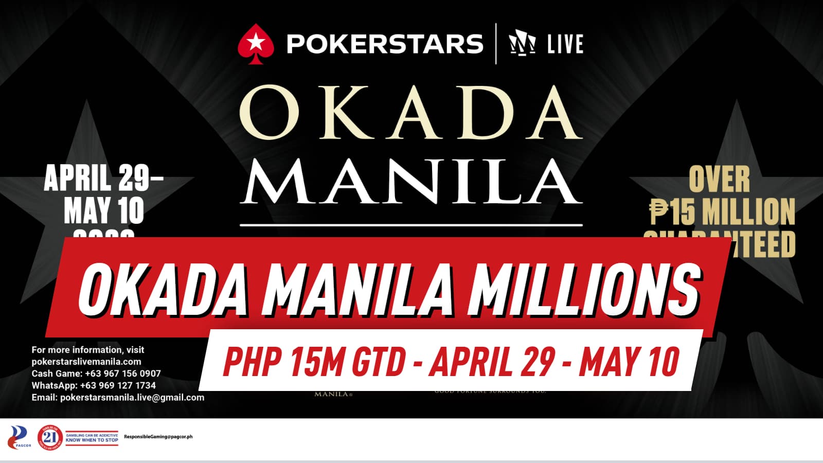 Okada Manila Millions Starts Next Week With PHP 15M GTD