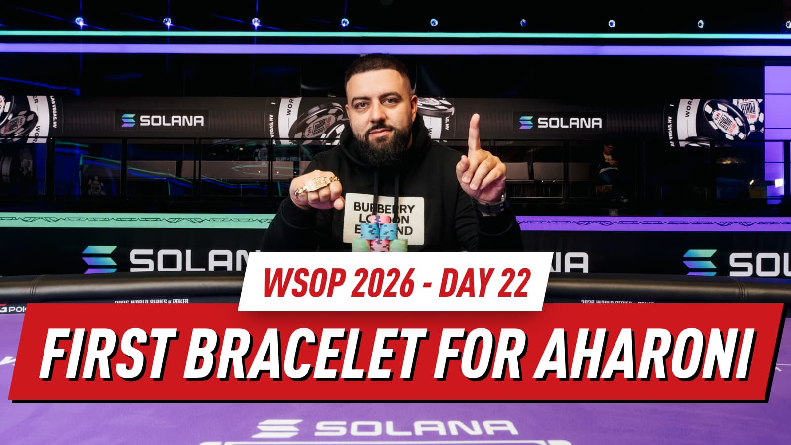 WSOP 2026 Day 22 Recap: Justin Smith Wins Colossus, Aharoni Claims Big O as Negreanu Bags in $25K PLO