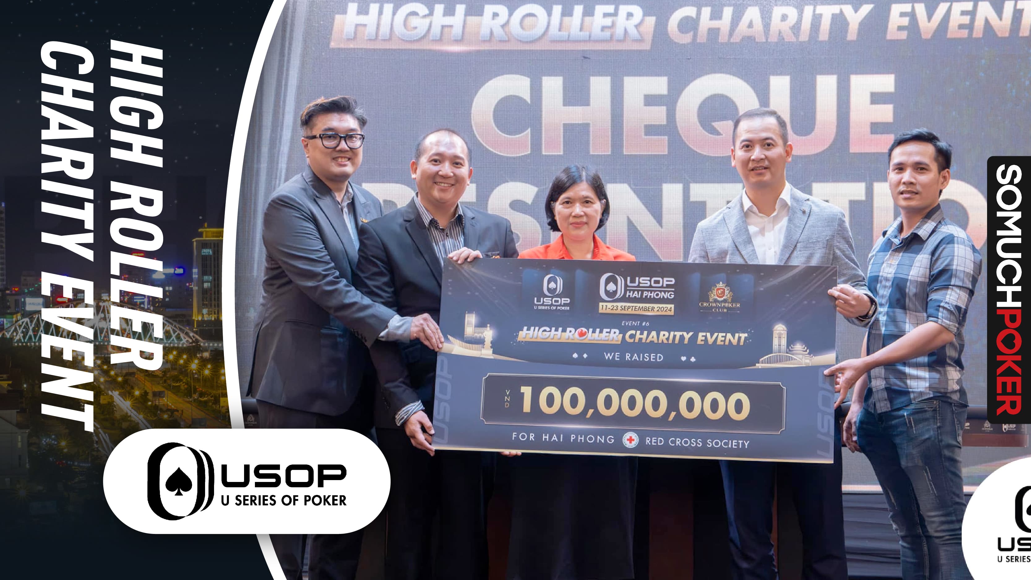USOP Hai Phong: Cheque Presentation Ceremony for “High Roller Charity Event”