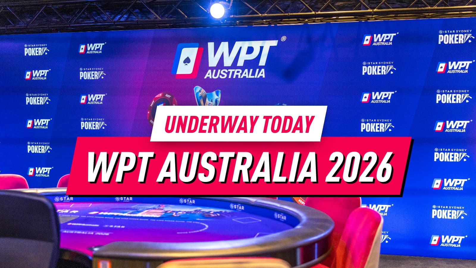 WPT Australia 2026 at The Star Sydney Kicks Off