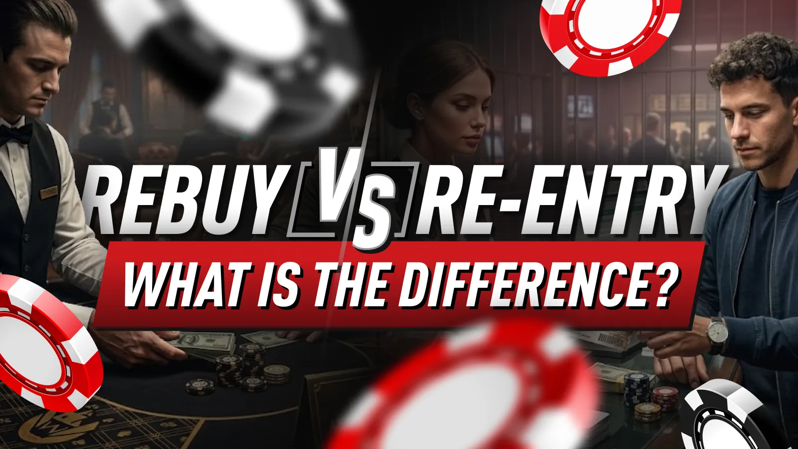 The Main Differences Between Poker Rebuy and Re-Entry Tournaments
