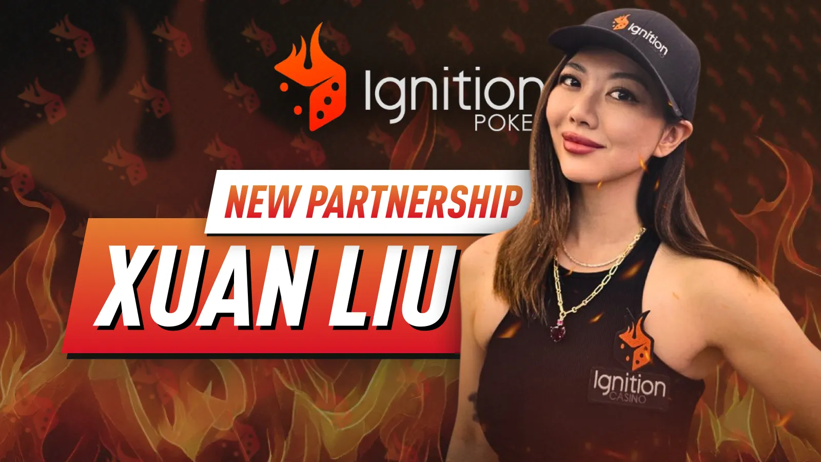 Xuan Liu Signs with Ignition Casino as Brand Ambassador