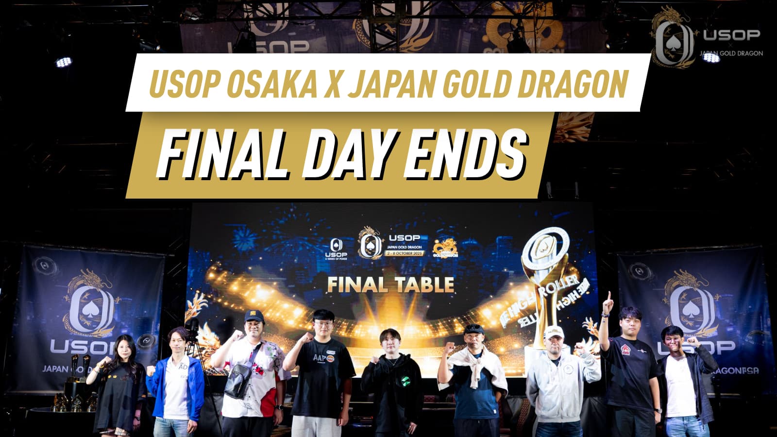 Final Day of USOP Osaka Concludes; Duy Manh Ho Takes Mystery Dragon Title