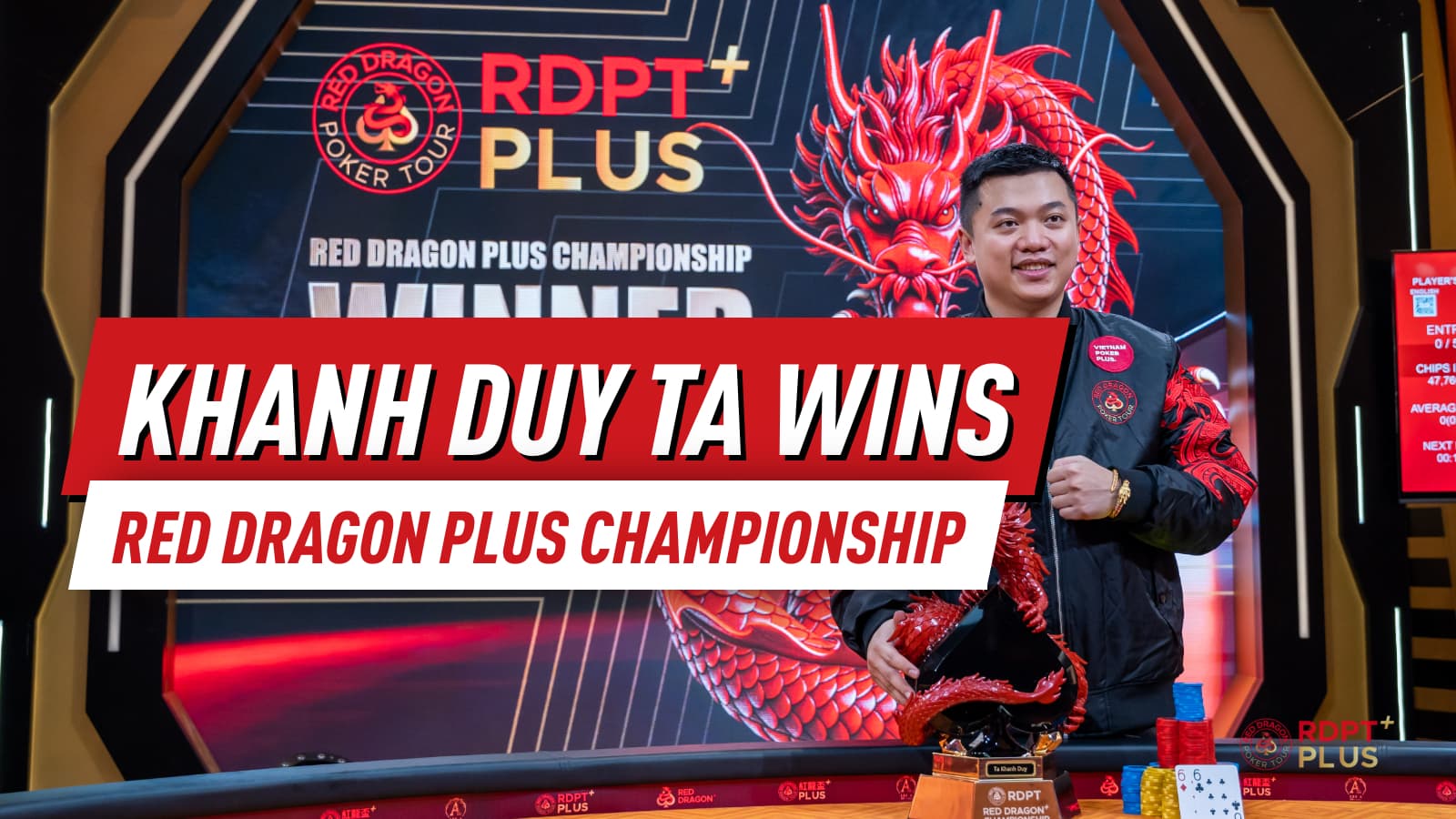 Vietnam's Khanh Duy Ta Wins Red Dragon Plus Championship at RDPT Plus Jeju Summer 2026