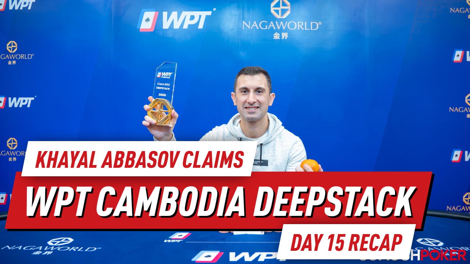 WPT Cambodia Championship Day 1A: Mitchell Leads; Abbasov Wins $400 Deepstack