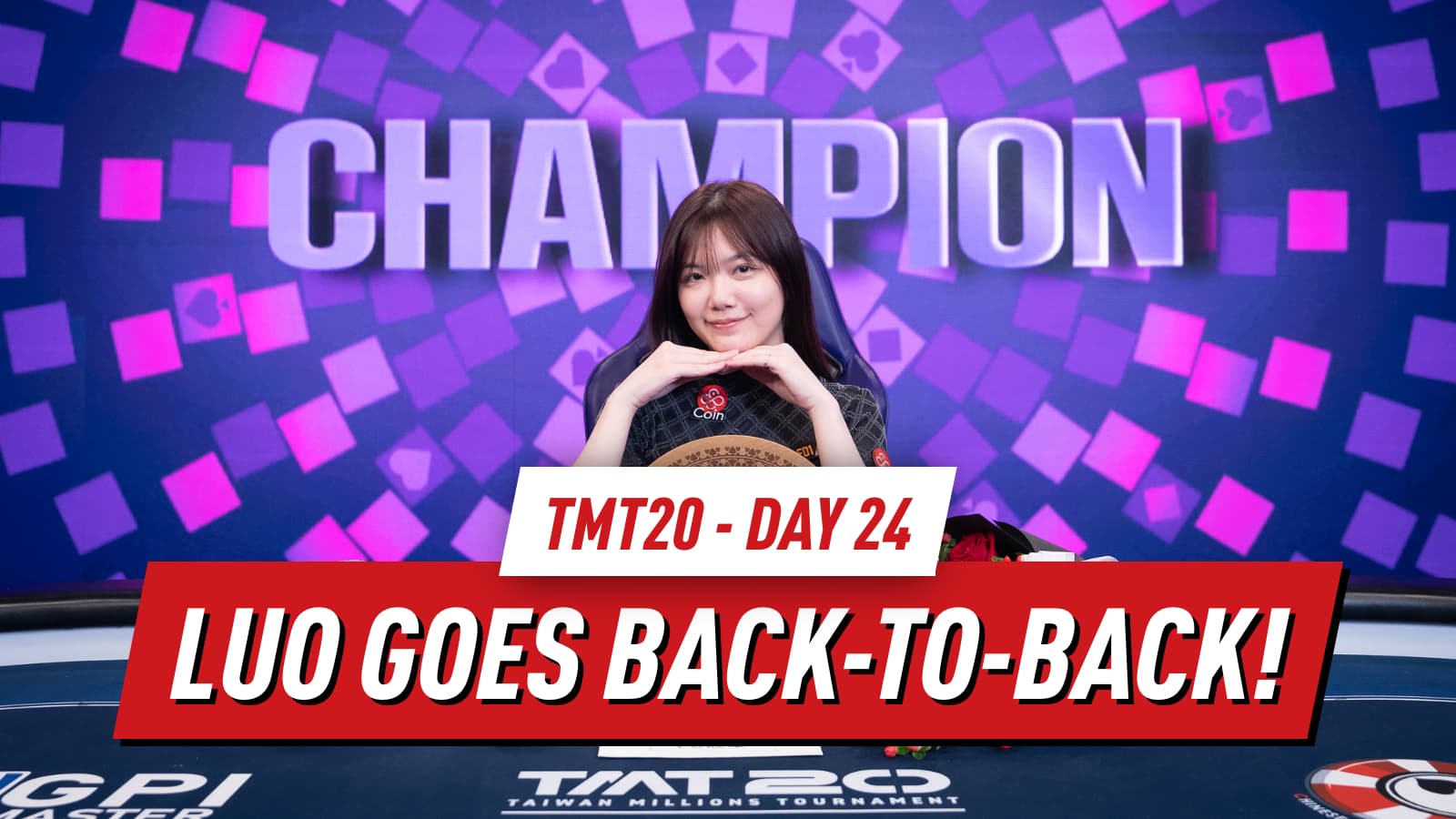 You Xuan Luo Goes Back-to-Back with Poker Queen Win on TMT20 Day 24