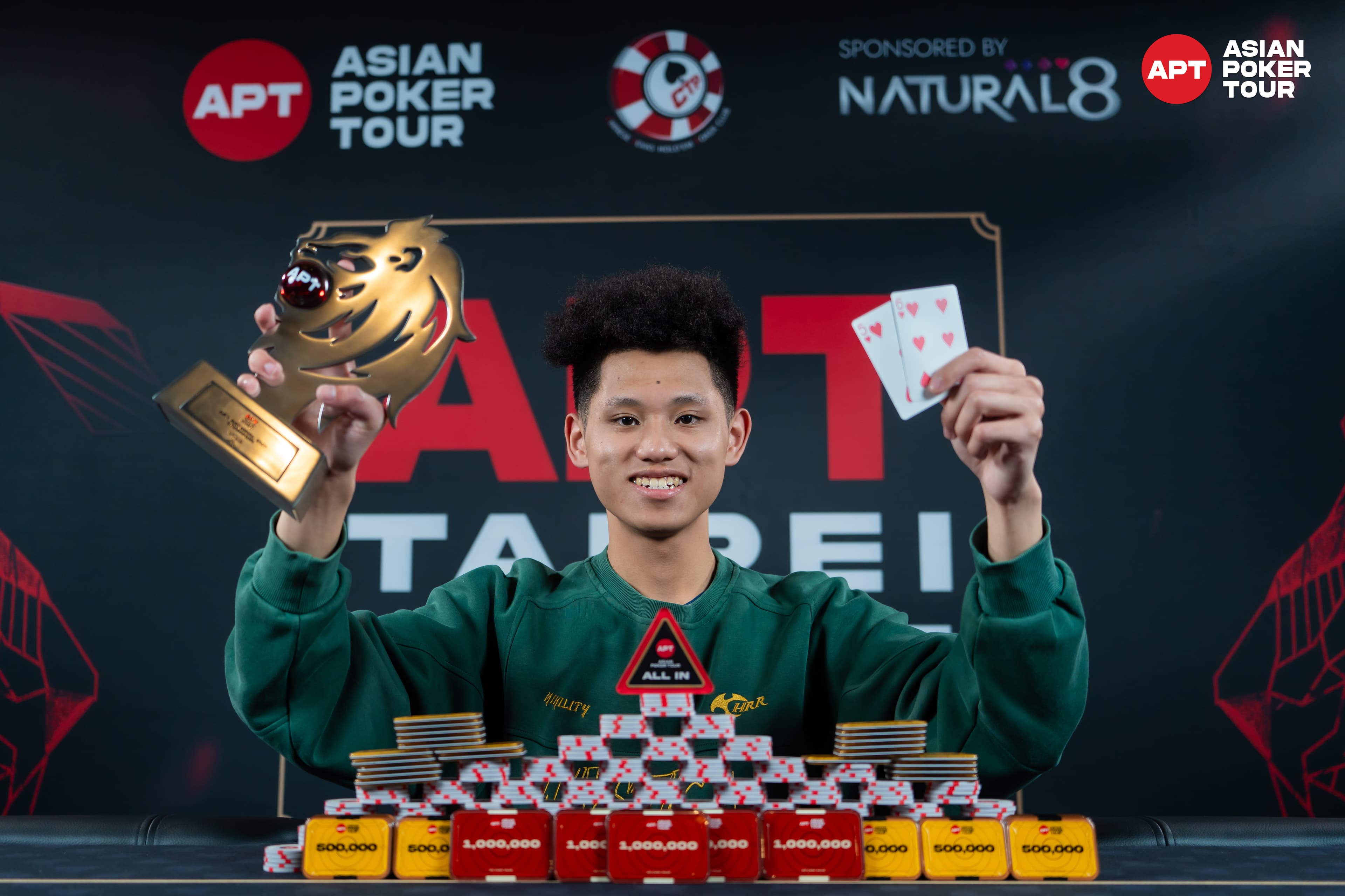 Life-Changing Victory For Shi Rong Wang At APT National Cup In Taipei; Mystery Bounty Sets New Record