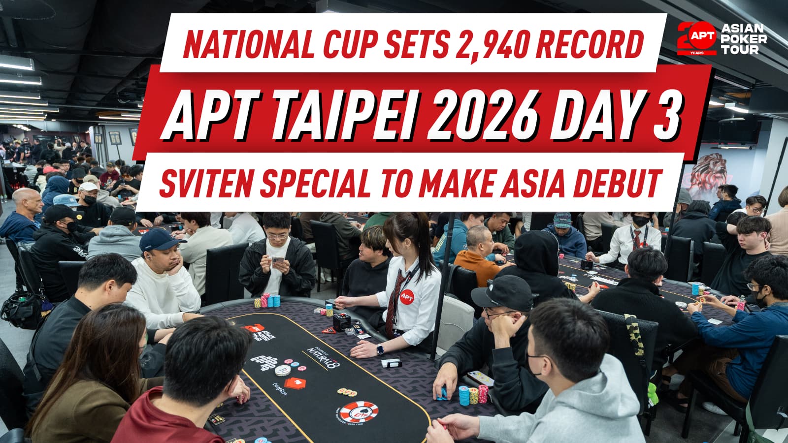 Record-Breaking APT National Cup Draws 2,940 Entries; Thanarattrakul Wins Single Day Super High Roller