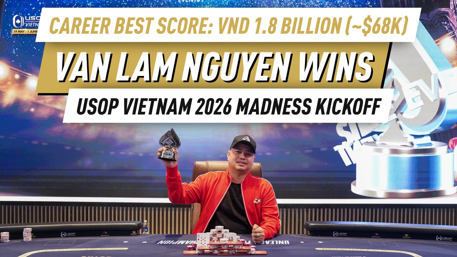Van Lam Nguyen Claims Victory in USOP Vietnam Ha Long Bay 2026 Madness Kickoff