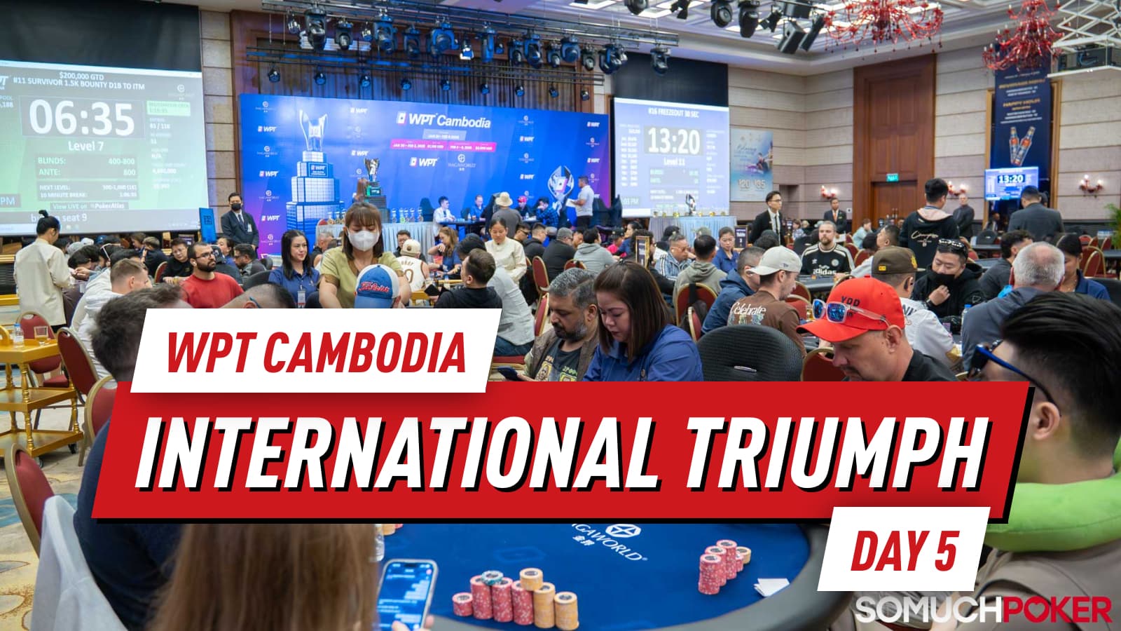 WPT Cambodia Day 5: International Stars Shine at NagaWorld