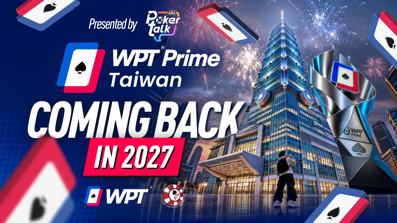 WPT Prime Taiwan Returns to CTP in January 2027; Second Event Set for August
