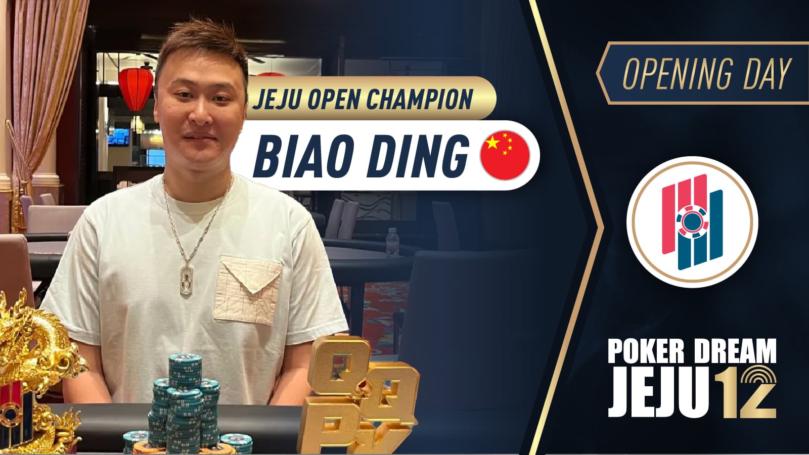 Elite Players Descend Upon Poker Dream Jeju As Liu Chun Keat And Biao Ding Win Opening Events
