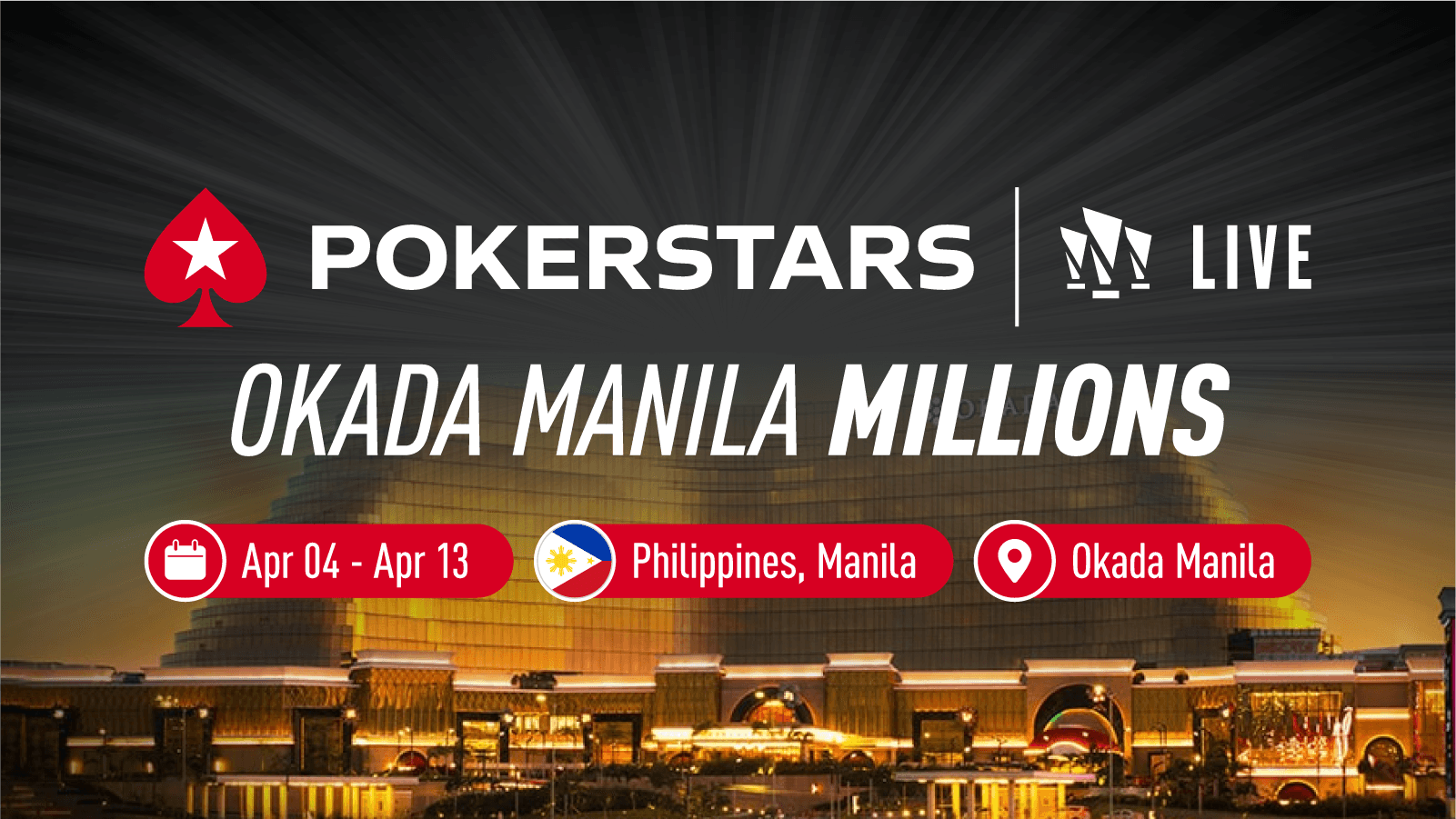 The Spadie Rush Is On As Okada Manila Millions Fires Up in Manila
