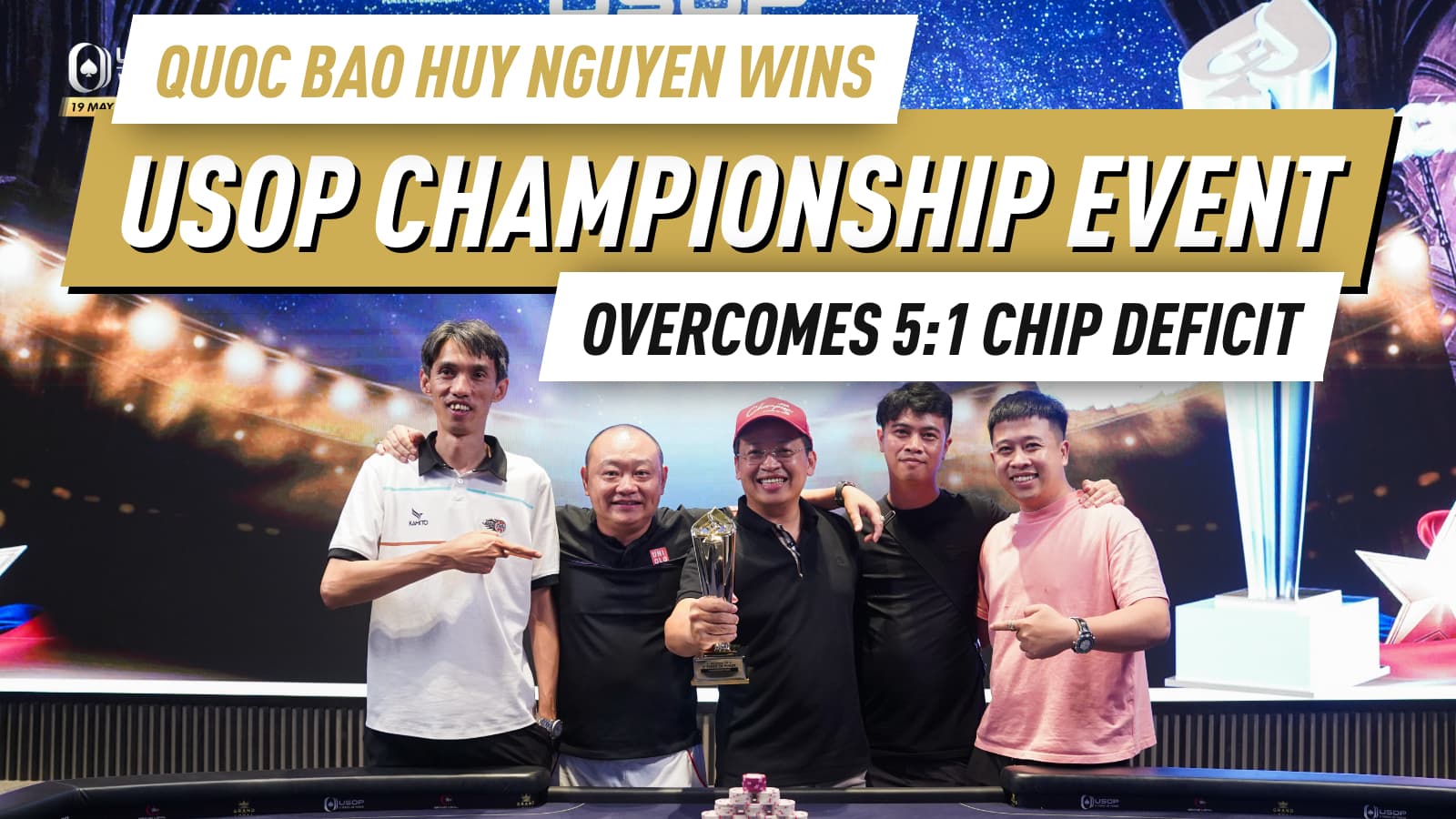 Quoc Bao Huy Nguyen Overcomes 5-to-1 Deficit to Win USOP Vietnam 2026 Championship Event