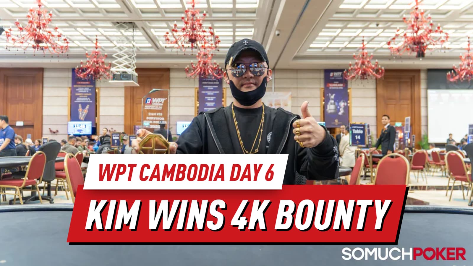 WPT Cambodia Day 6: Juwon Kim Wins Survivor 4K Bounty