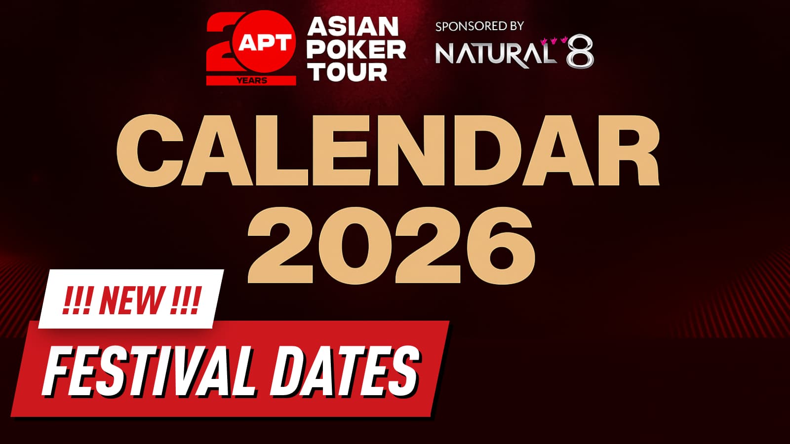 Asian Poker Tour Gears Up for a Landmark 2026 Season as APTC Nears