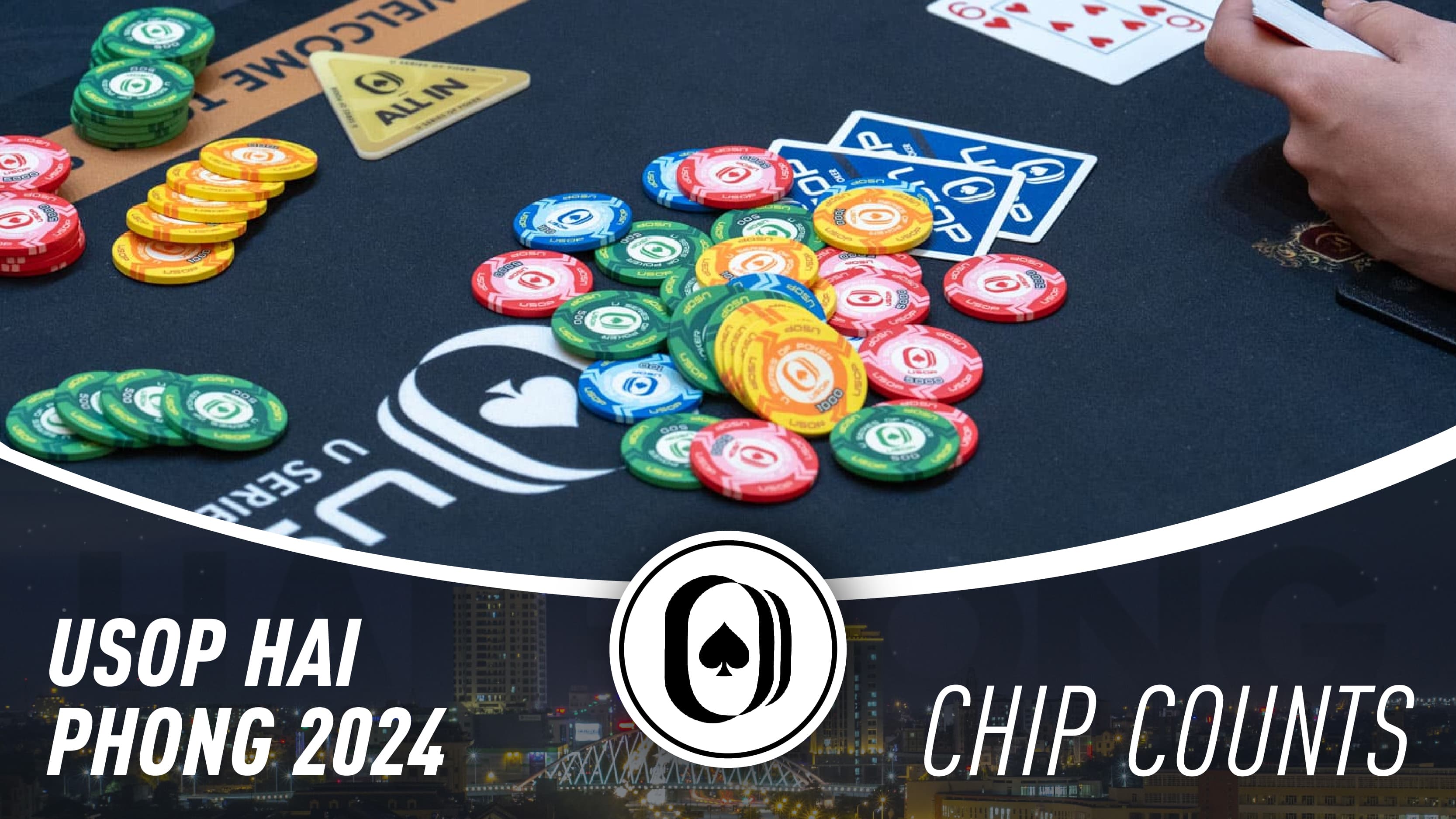 USOP Hai Phong Main Event - Chip Counts