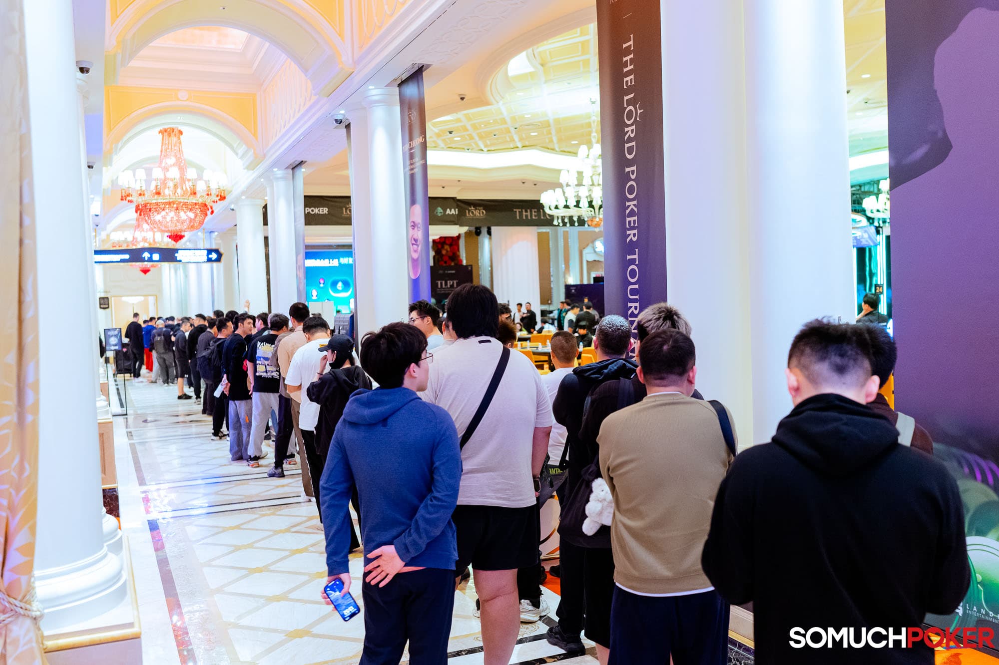 Long Lines Mark Opening Day Of The Lord Poker Tournament - TLPT Jeju