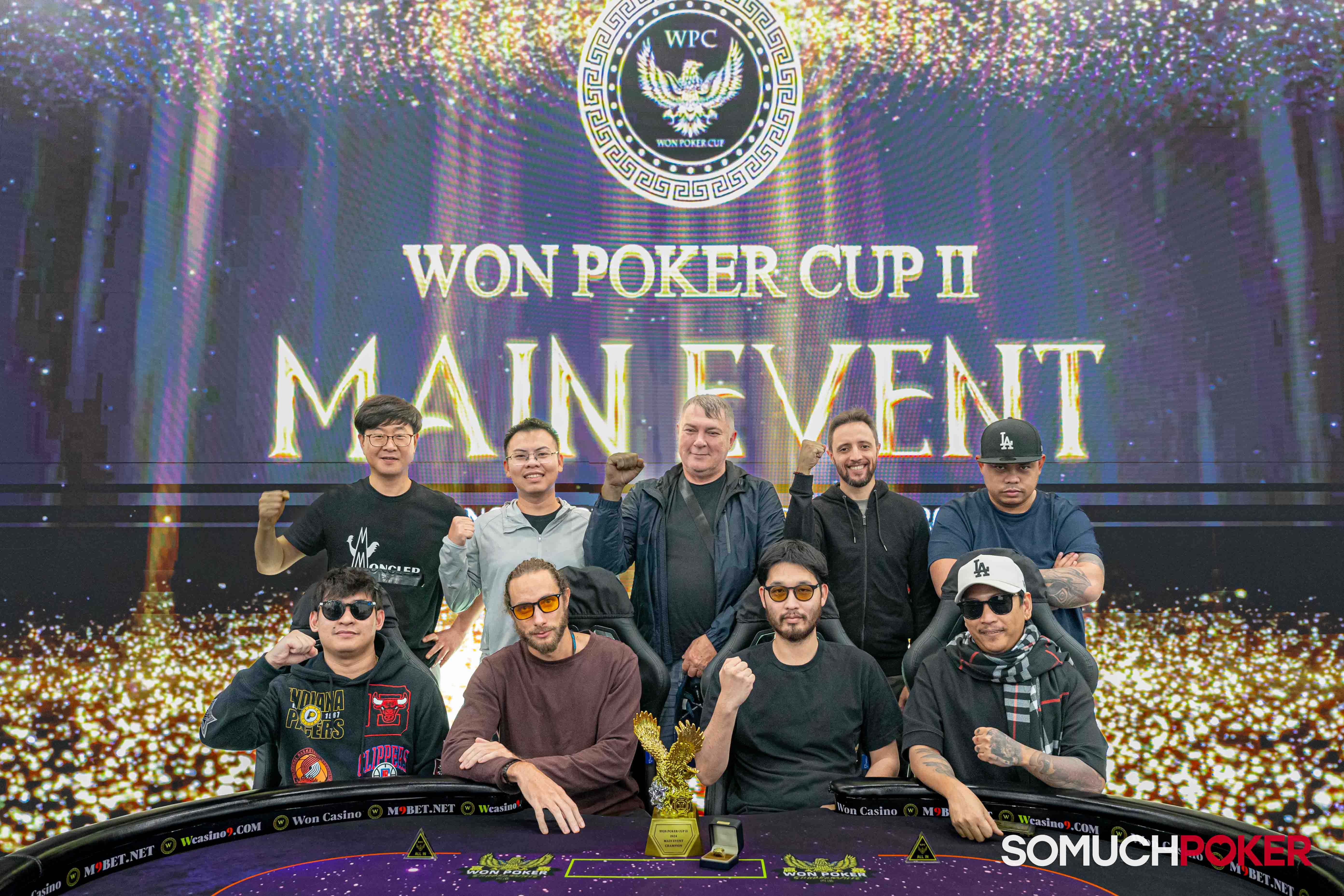 Won Poker Cup II Main Event Down To Final 9 Players