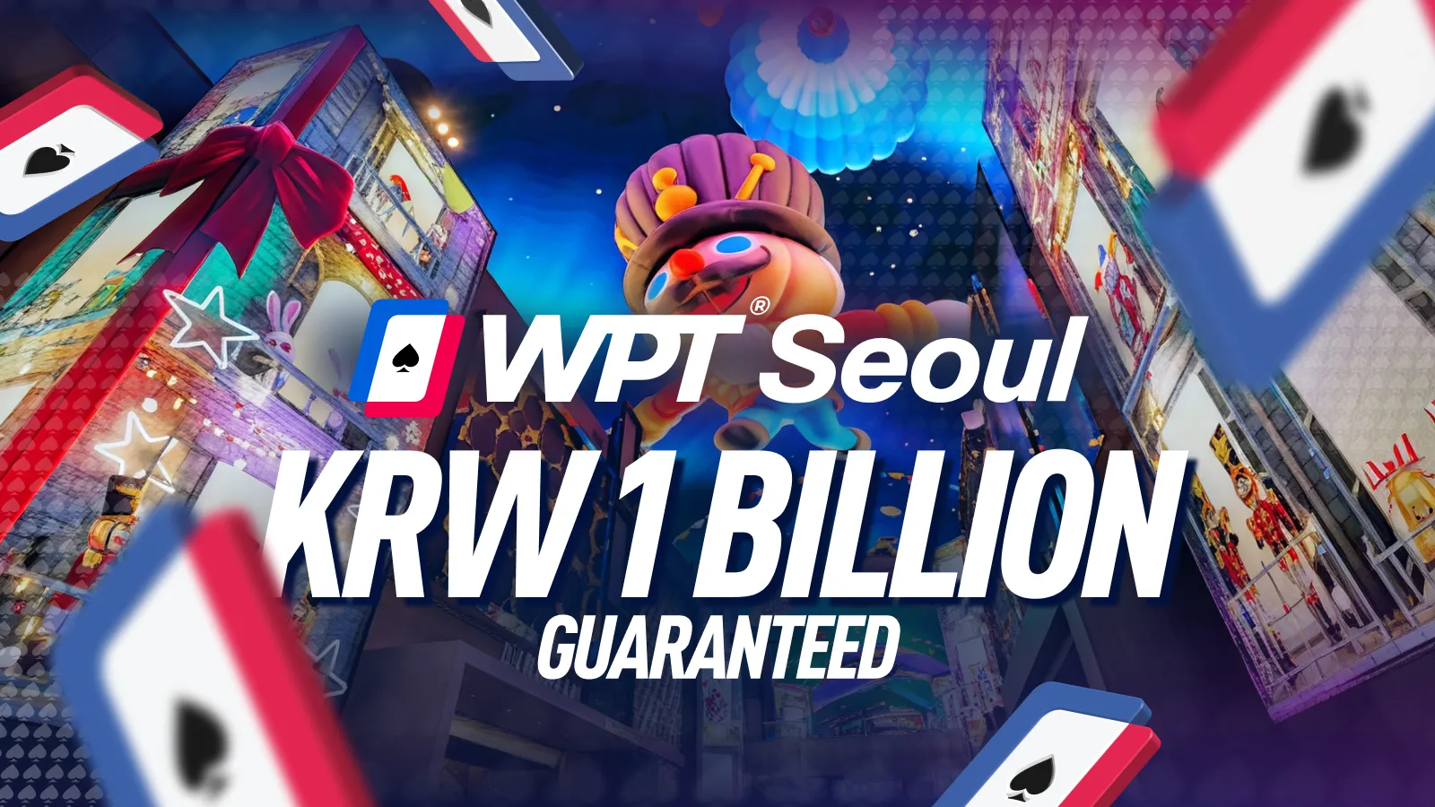 WPT Seoul 2026 Makes INSPIRE Debut October 30 With KRW 1 Billion Guaranteed Championship Event